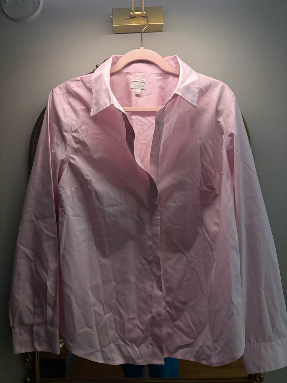 Talbots Light Pink Button-Down Shirt